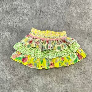 Y2k Room Seven Girls Layered Mini Skirt